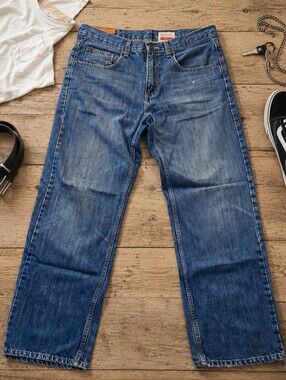 Vintage Merona Y2K Grunge Skater Straight Leg Jeans 32x30